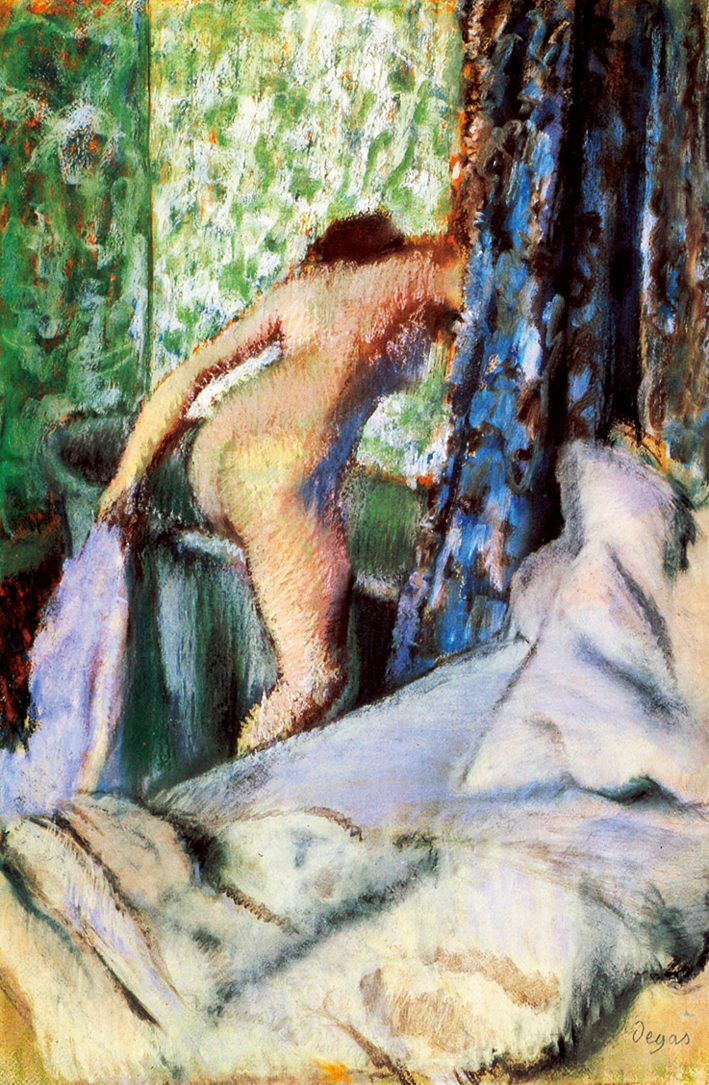  埃德加·德加 Edgar Degas—— 洗浴的裸女 (10)